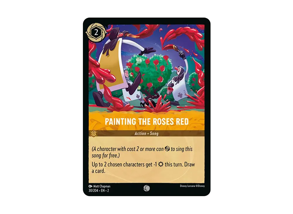 ペインティング ザ ロージーズ レッド C :Foil [30/204 EN-2](ライズ オブ ザ フラッドボーン)【英語版】