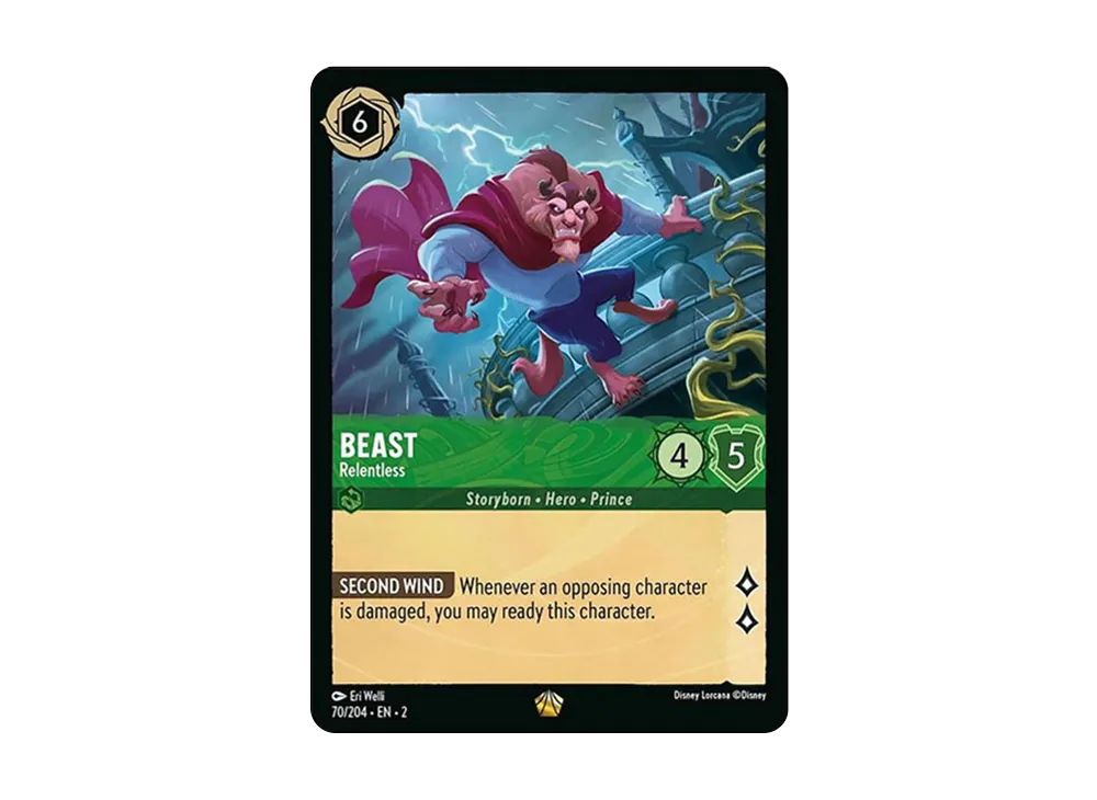 ビースト − リレントレス L :Foil [70/204 EN-2](ライズ オブ ザ フラッドボーン)【英語版】