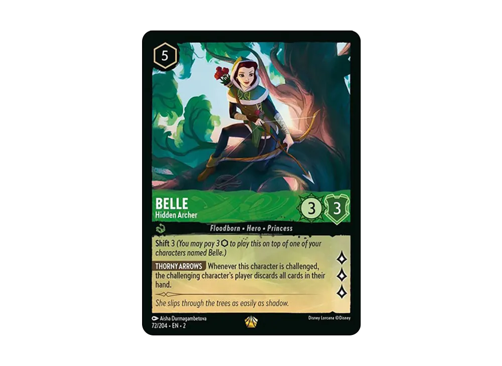 ベル − ヒドゥン アーチャー L :Foil [72/204 EN-2](ライズ オブ ザ フラッドボーン)【英語版】