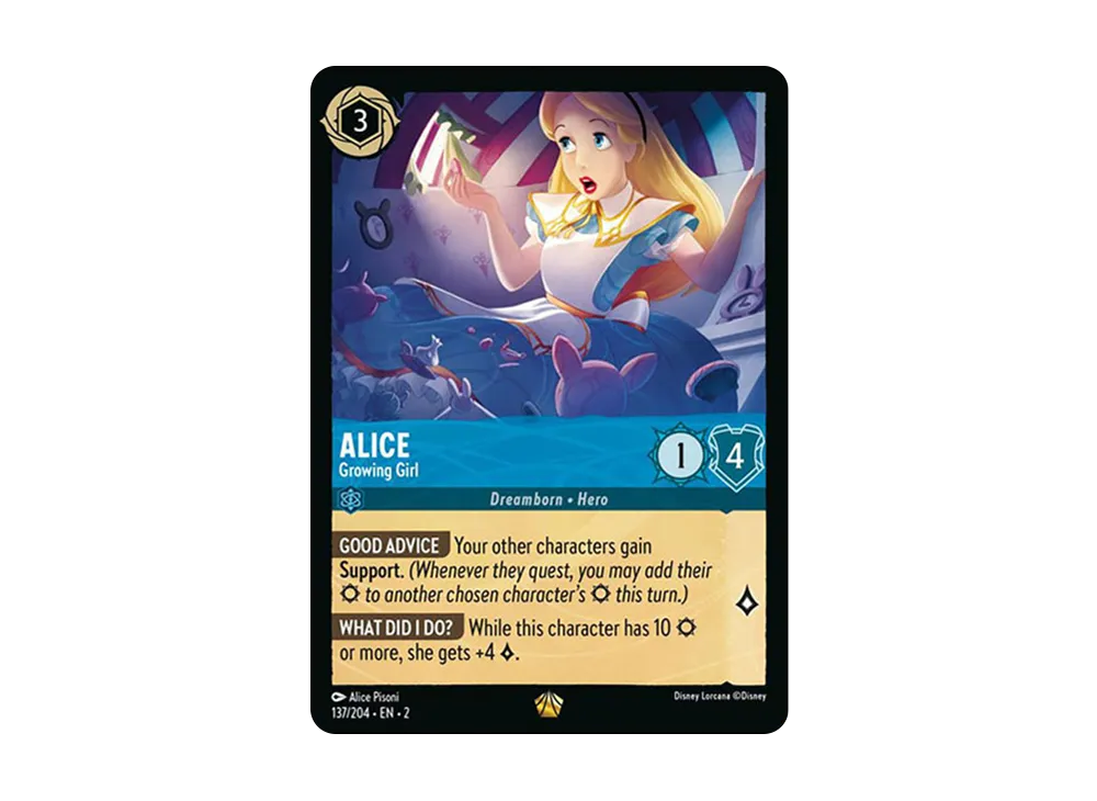 アリス − グローウィング ガール L :Foil [137/204 EN-2](ライズ オブ ザ フラッドボーン)【英語版】