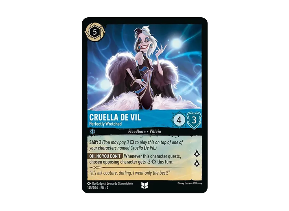 クルエラ・ド・ビル − パーフェクトリー レッチェド UC :Foil [145/204 EN-2](ライズ オブ ザ フラッドボーン)【英語版】