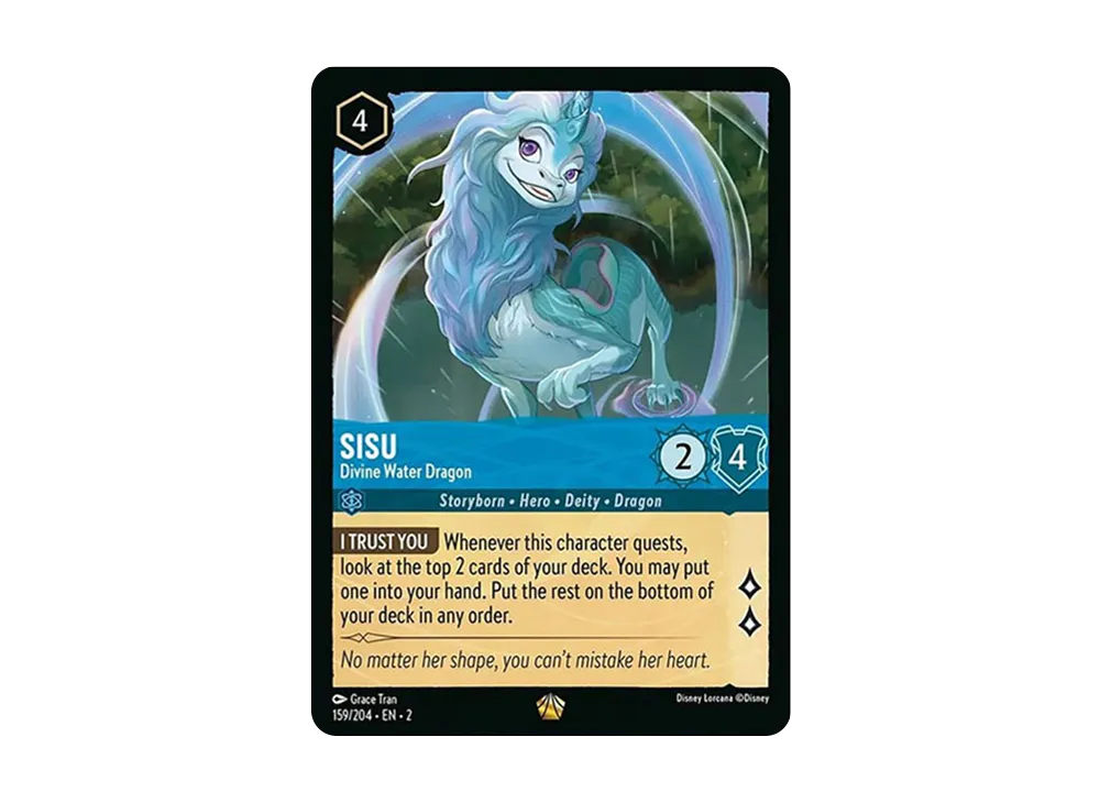 シスー − ディバイン ウォーター ドラゴン L :Foil [159/204 EN-2](ライズ オブ ザ フラッドボーン)【英語版】