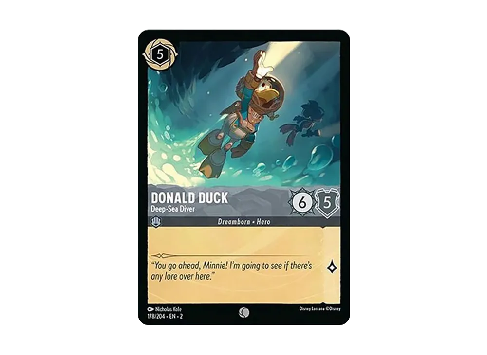 ドナルド・ダック − ディープ シー ダイバー C :Foil [178/204 EN-2](ライズ オブ ザ フラッドボーン)【英語版】