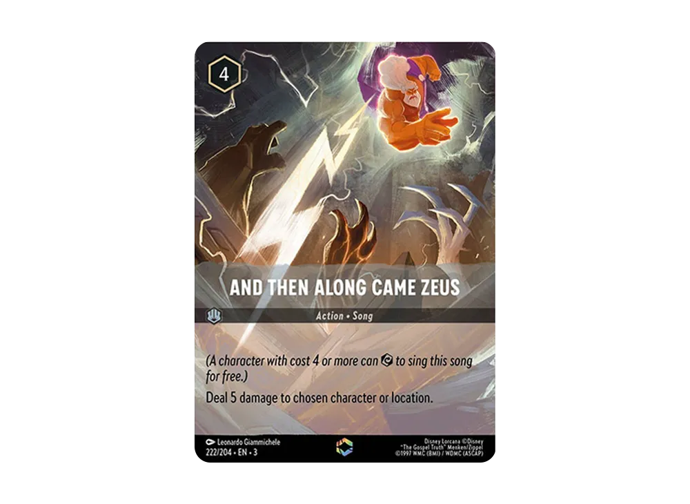そこに登場、ゼウス！ E [222/204 JA-3](Into the Inklands インク