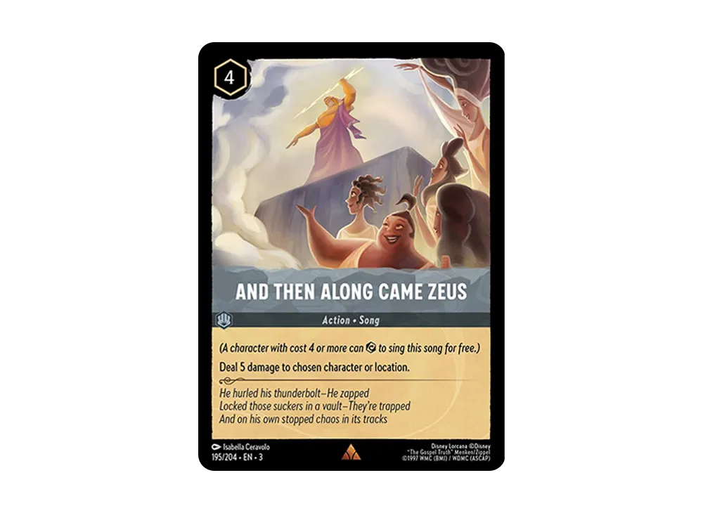 アンド ゼン アロング カム ゼウス R :Foil [195/204 EN-3](イントゥ ザ インクランド)【英語版】