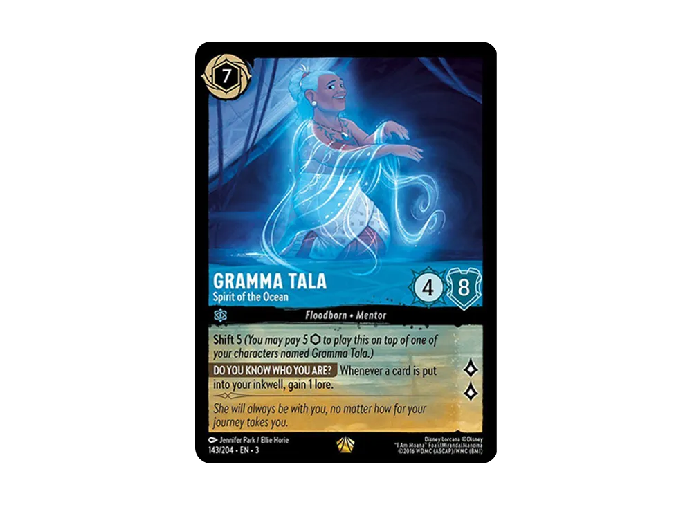 グランマ タラ − スピリット オブ ジ オーシアン L :Foil [143/204 EN-3](イントゥ ザ インクランド)【英語版】