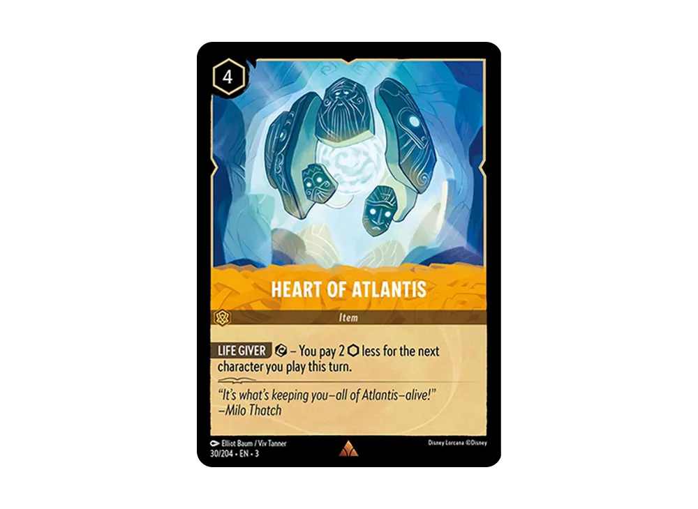 ハート オブ アトランティス R :Foil [30/204 EN-3](イントゥ ザ インクランド)【英語版】