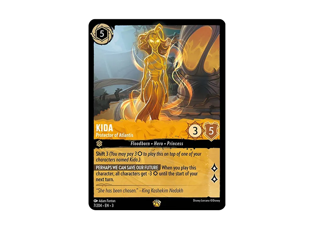 キダ − プロテクター オブ アトランティアン L :Foil [7/204 EN-3](イントゥ ザ インクランド)【英語版】