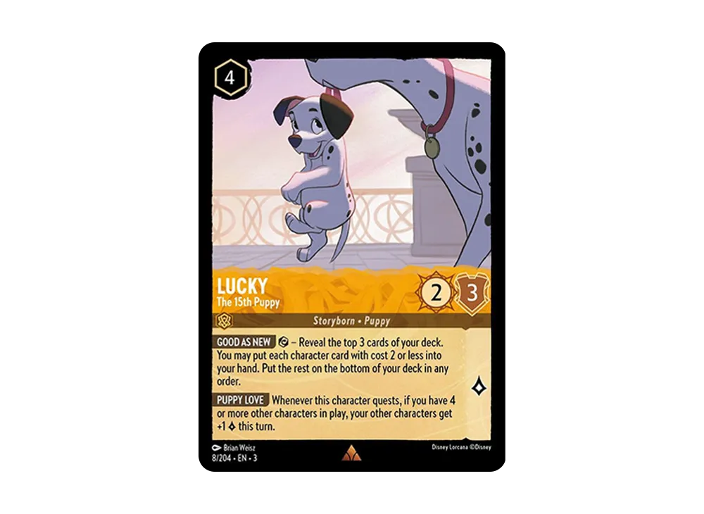 ラッキー − 15th パピー R :Foil [8/204 EN-3](イントゥ ザ インクランド)【英語版】