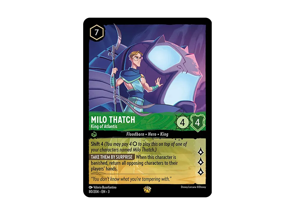 ミロシチ − キング オブ アトランティス L [80/204 EN-3](イントゥ ザ インクランド)【英語版】