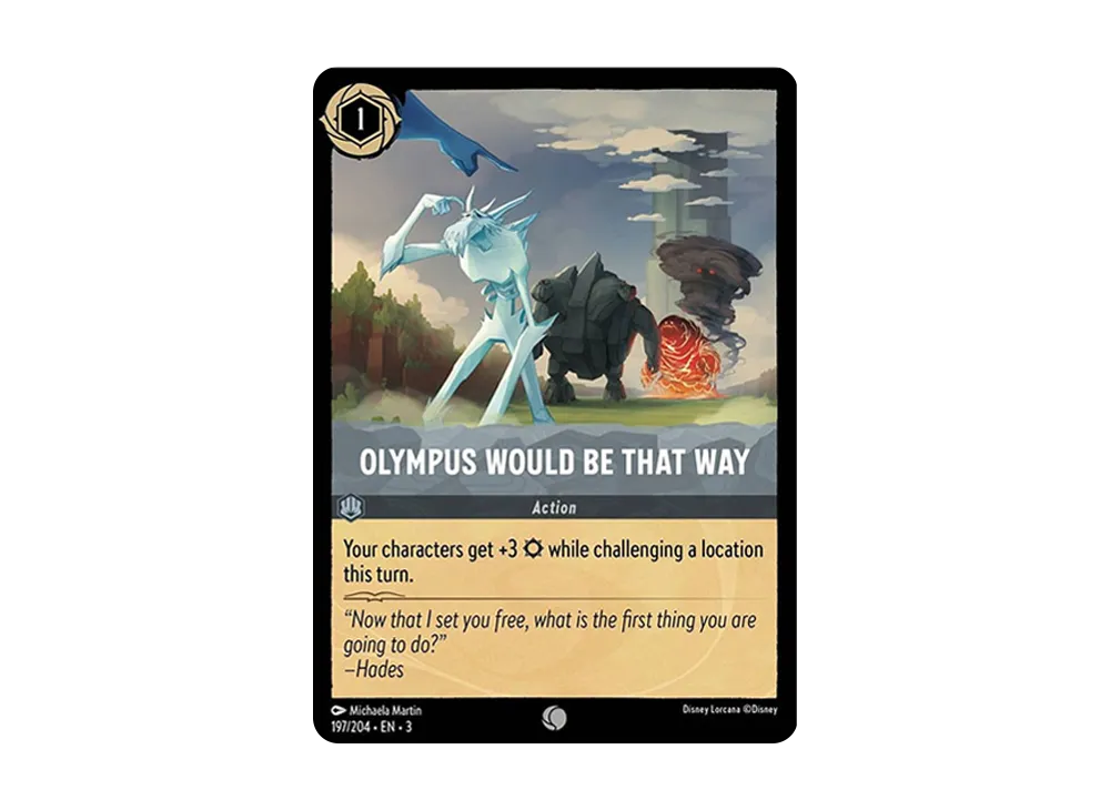 オリンポス ウッド ビー ザット ウェイ C :Foil [197/204 EN-3](イントゥ ザ インクランド)【英語版】