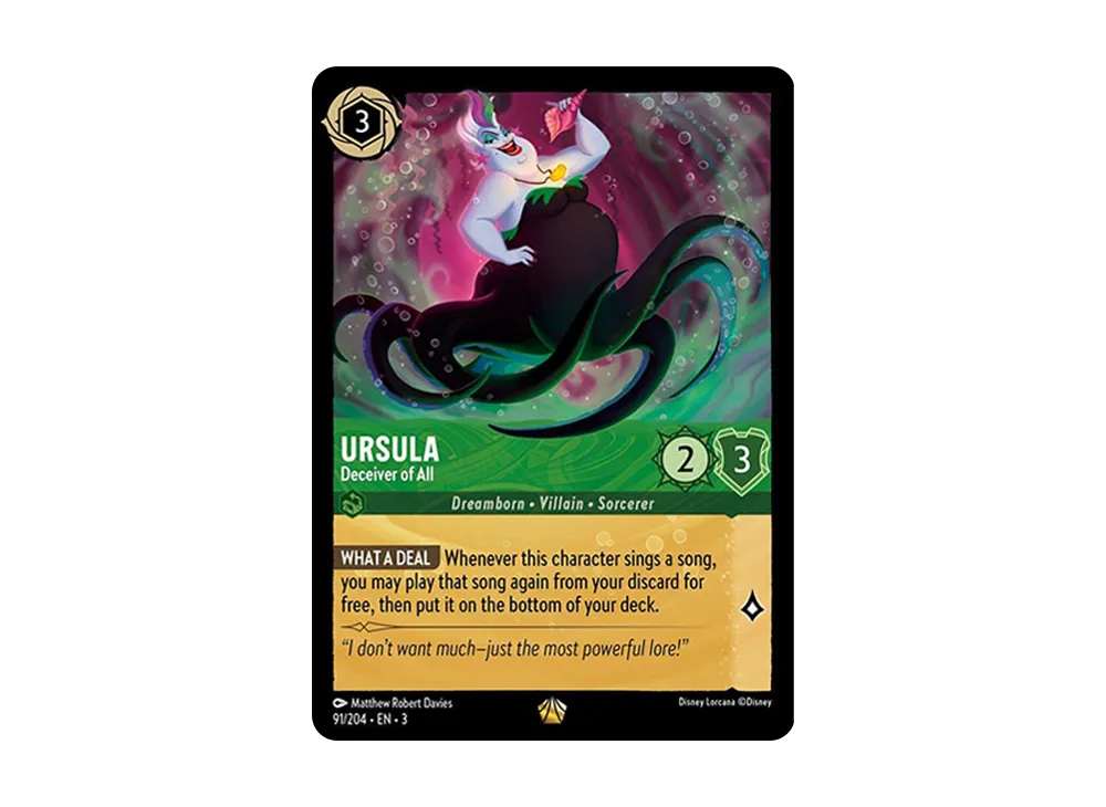 アースラ − ディシーバー オブ オール L :Foil [91/204 EN-3](イントゥ ザ インクランド)【英語版】