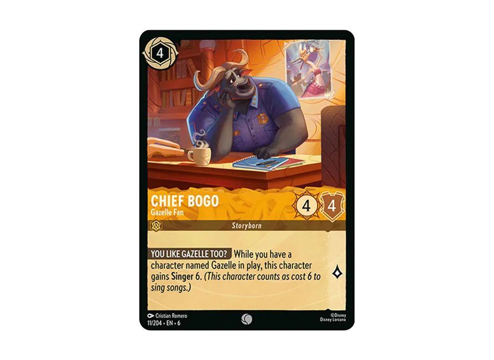 チーフ ボゴ - ガゼルのファン C [11/204 EN-6]【英語版】(アズライト シー)