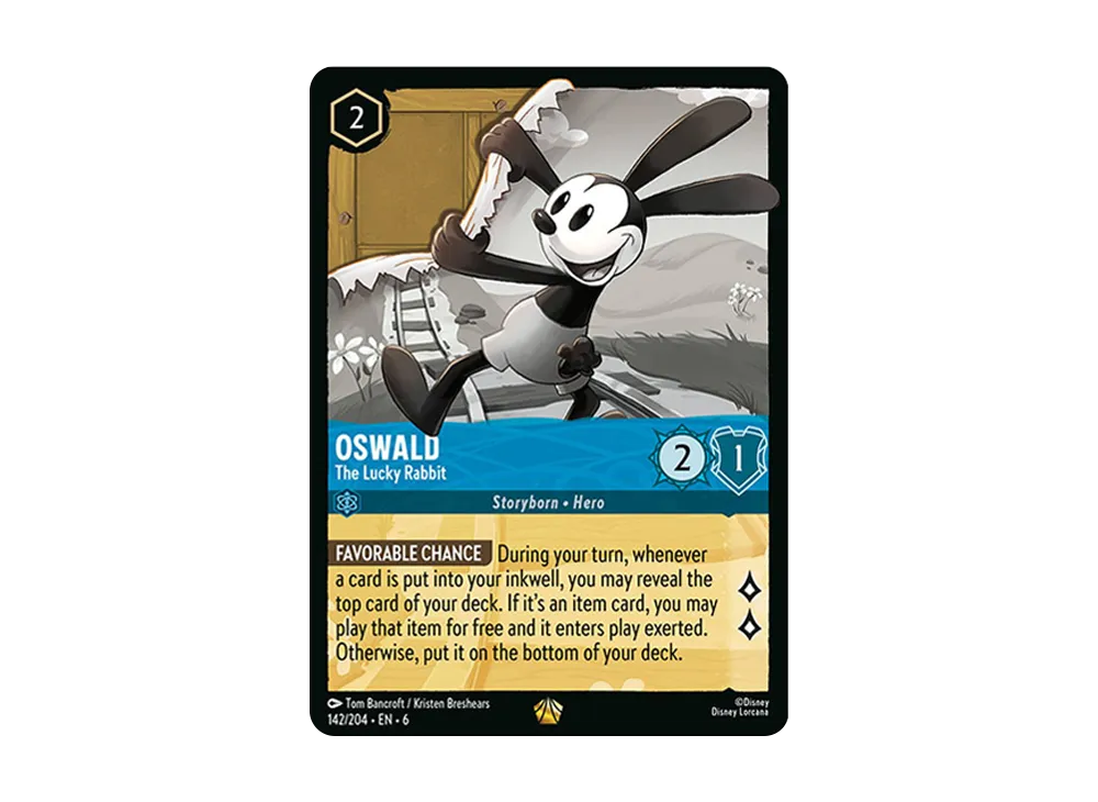 オズワルド L [142/204 EN-6]【英語版】(アズライト シー)