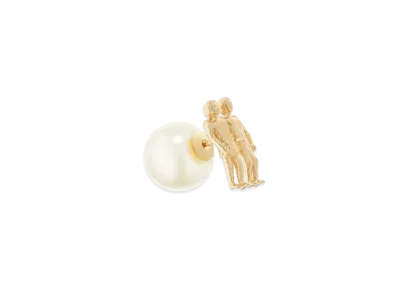 Dior Tribales Gemini Earring Metal and a White Resin Pearl Online Exclusive "Gold"