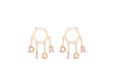 Dior Dio(r)evolution Earrings Finish Metal and Crystals "Pink"