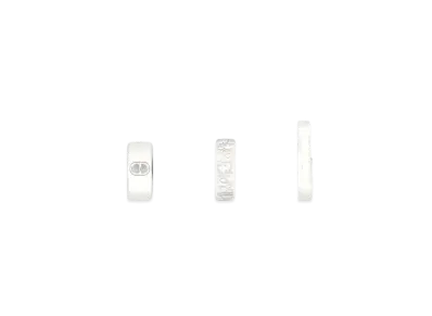 Dior Oblique Earring Set Brass "Silver"