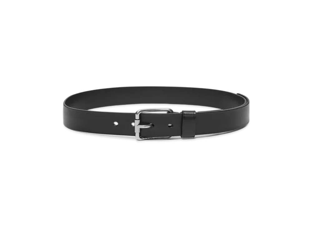 LOEWE Roller Curved Belt "Black/Vintage Palladium"