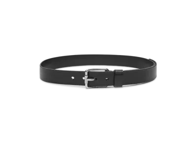 LOEWE Roller Curved Belt "Black/Vintage Palladium"