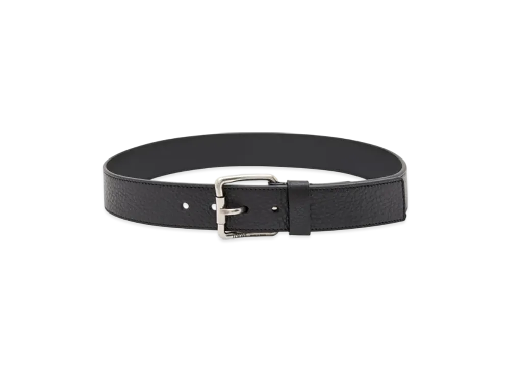 LOEWE Roller Curved Belt "Black/Vintage Palladium"