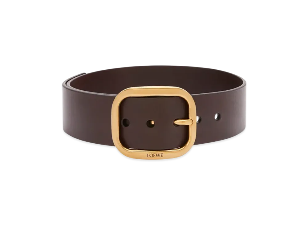 LOEWE Round Soft Belt "Dark Brown"
