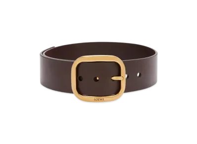 LOEWE Round Soft Belt "Dark Brown"