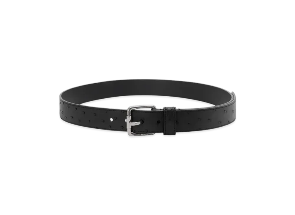 LOEWE Roller Curved Belt "Black/Vintage Palladium"