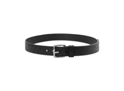 LOEWE Roller Curved Belt "Black/Vintage Palladium"