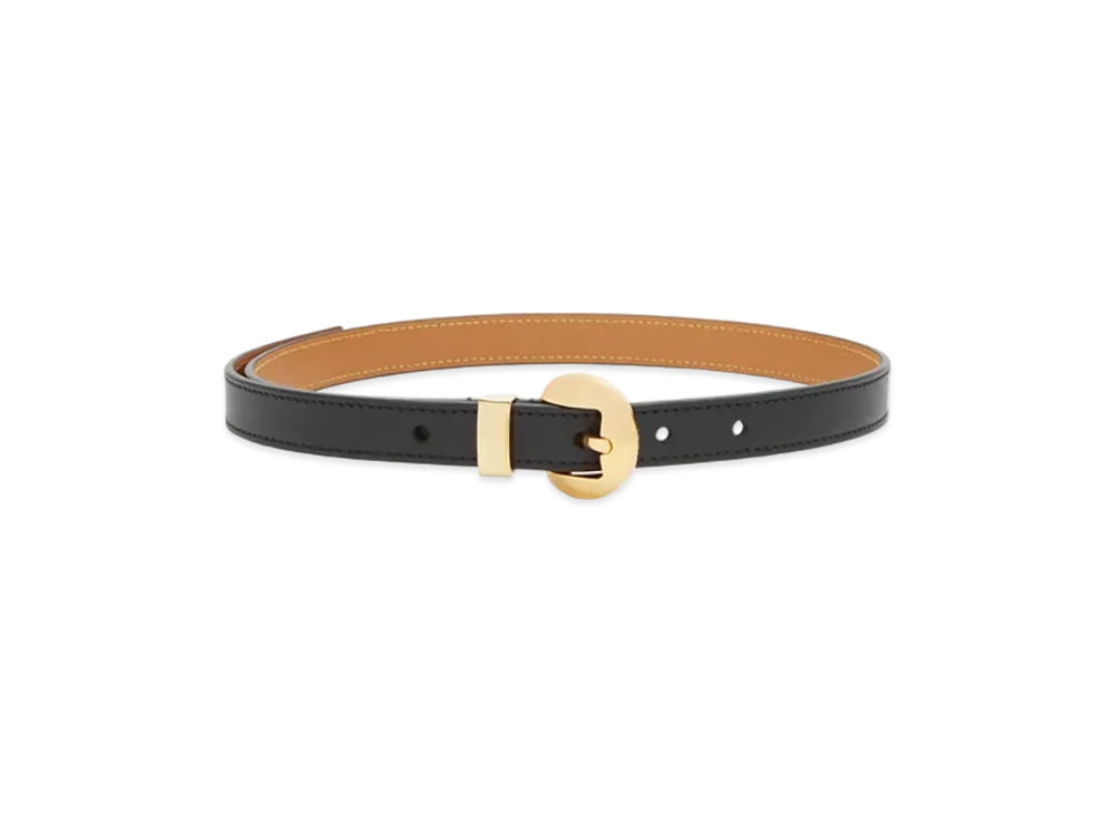 LOEWE Pebble Belt "Black/Gold"