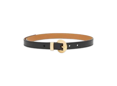 LOEWE Pebble Belt "Black/Gold"