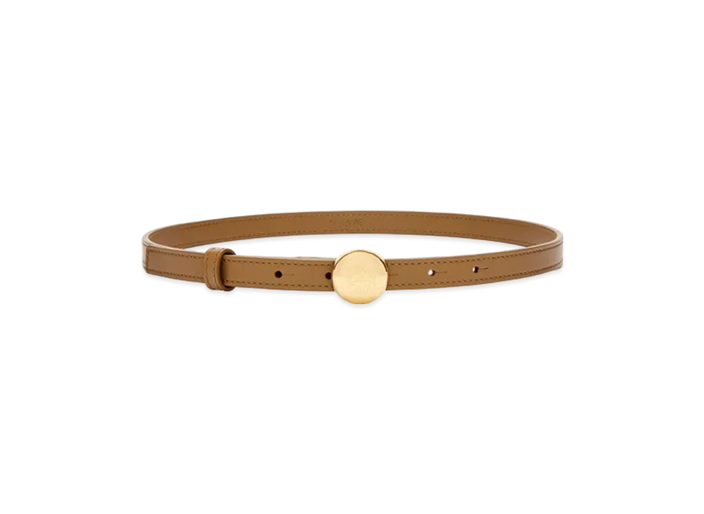 LOEWE Pebble Belt "Oak/Gold"