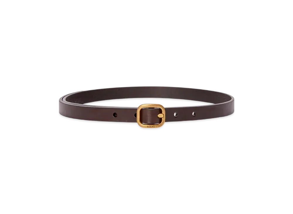 LOEWE Round Soft Belt "Dark Brown"