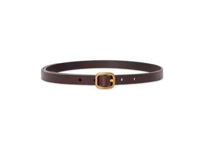 LOEWE Round Soft Belt "Dark Brown"