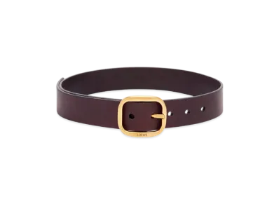 LOEWE Round Soft Belt "Prugna/Gold"