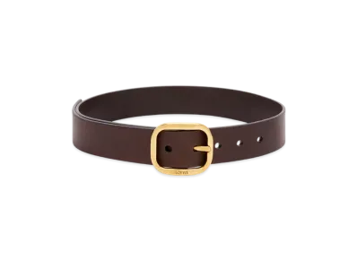 LOEWE Round Soft Belt "Dark Brown"
