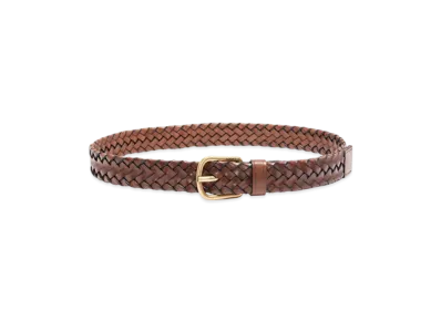 LOEWE Chunky Woven Belt "Mogado/Vintage Gold"