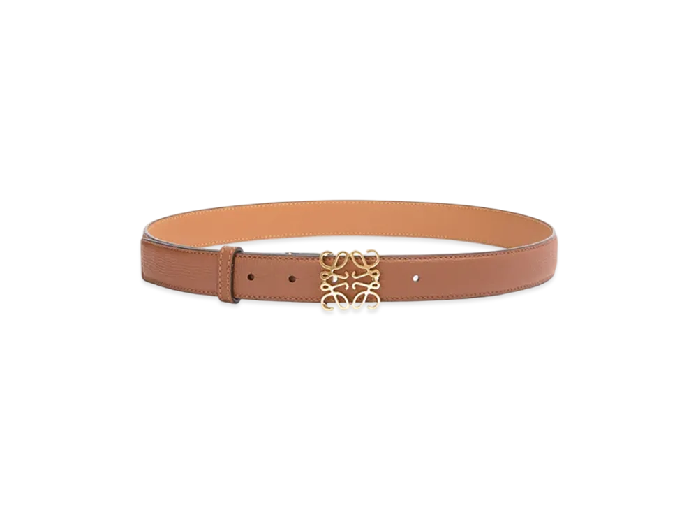LOEWE Anagram Belt "Tan/Gold"