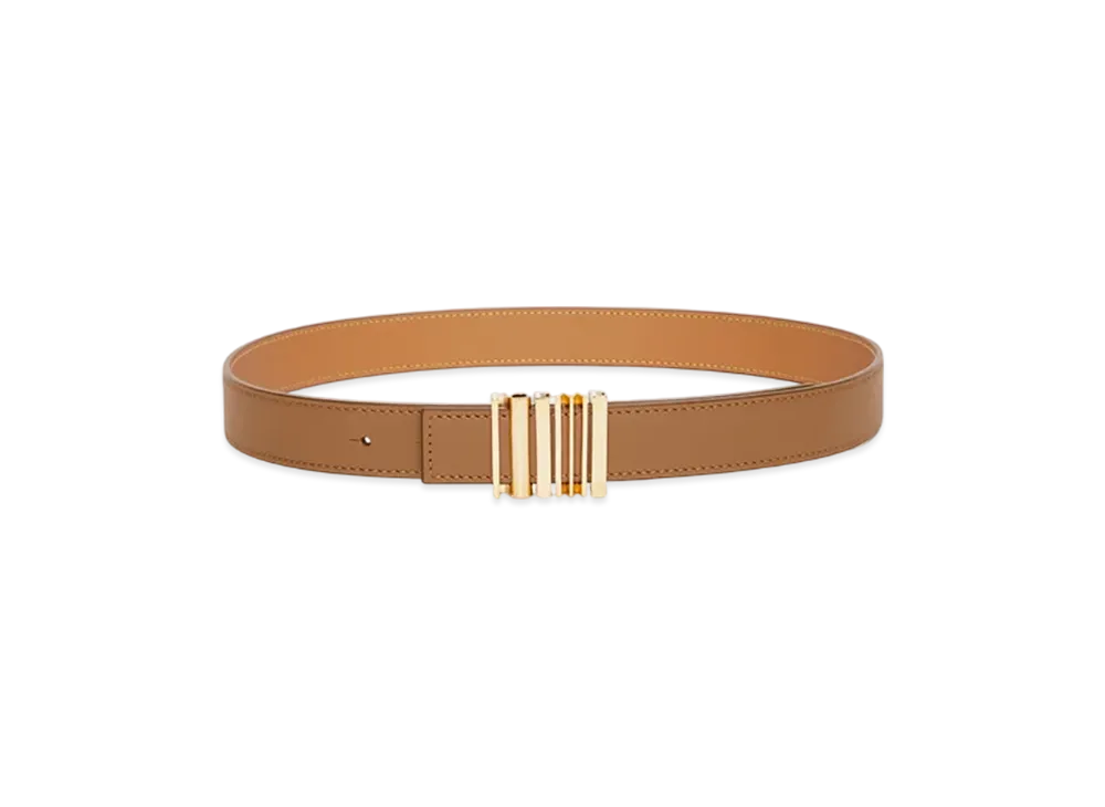 LOEWE LOEWE Graphic Belt "Oak/Gold"