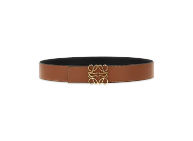 LOEWE 'anagram' Reversible Belt "Brown"