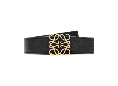 LOEWE Women's Leather Reversible Belt "Black"