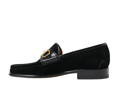 Enzo Bonafe x BEAMS F Combi Bit Loafer Calf Leather(Suede/Smooth Leather) "Black/Nero"