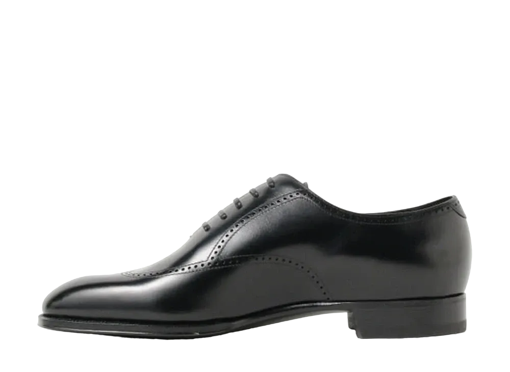 Enzo Bonafe x BEAMS F Lorenzzetti Full Brogue Shoes Calf Leather "Black Calf"