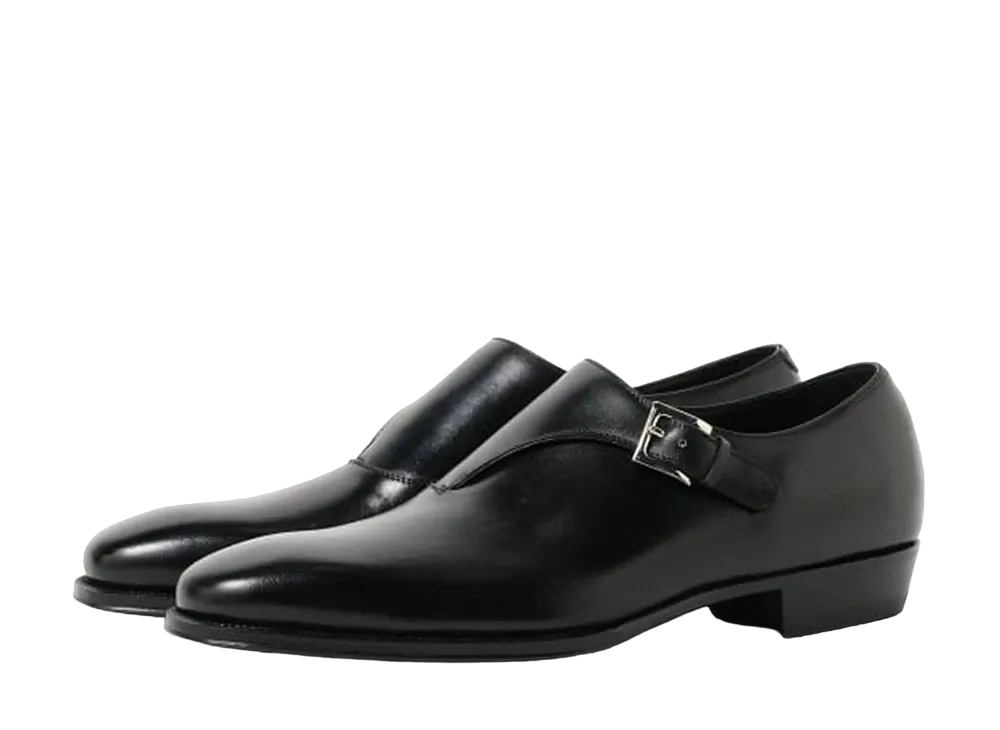 Enzo Bonafe Morandi Monk Strap Shoes Calf Leather 