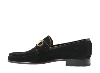 Enzo Bonafe x BEAMS F Bit Loafer Suede "Black/Nero"