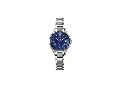 CITIZEN Women's XC Basic Collection Eco-Drive 28mm "Silver/Blue"