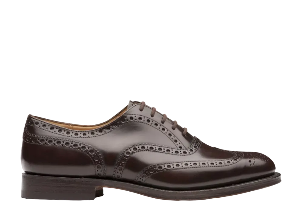 Church’s Burwood 81 Polished Binder Calf "Light Ebony" EEB002_9XV_F0AMA_F_000000 F Leather Double Sole