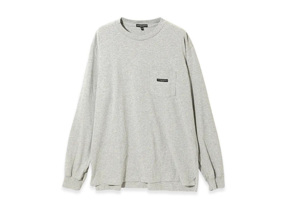 ENGINEERED GARMENTS Long Sleeve Crew Neck Tee "Gray"
