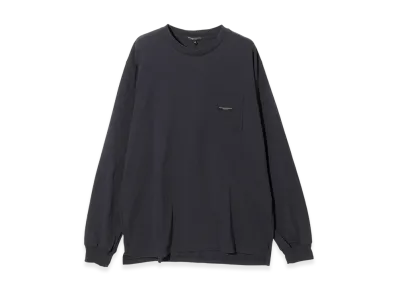 ENGINEERED GARMENTS Long Sleeve Crew Neck Tee "Black"