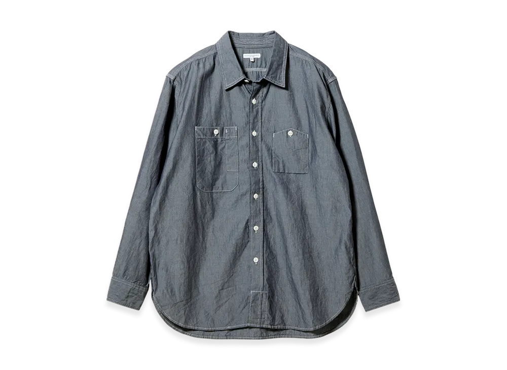ENGINEERED GARMENTS Work Shirt - Chambray "Blue"