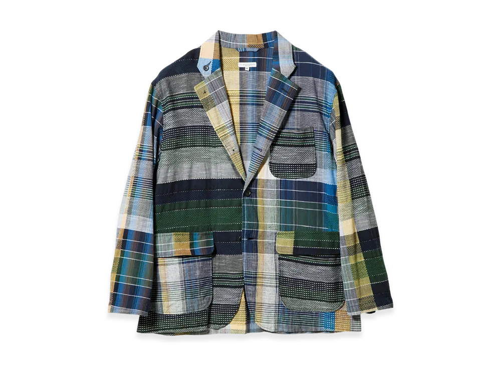 ENGINEERED GARMENTS Loiter Jacket - Madras Dobby Jacquard "Multi"